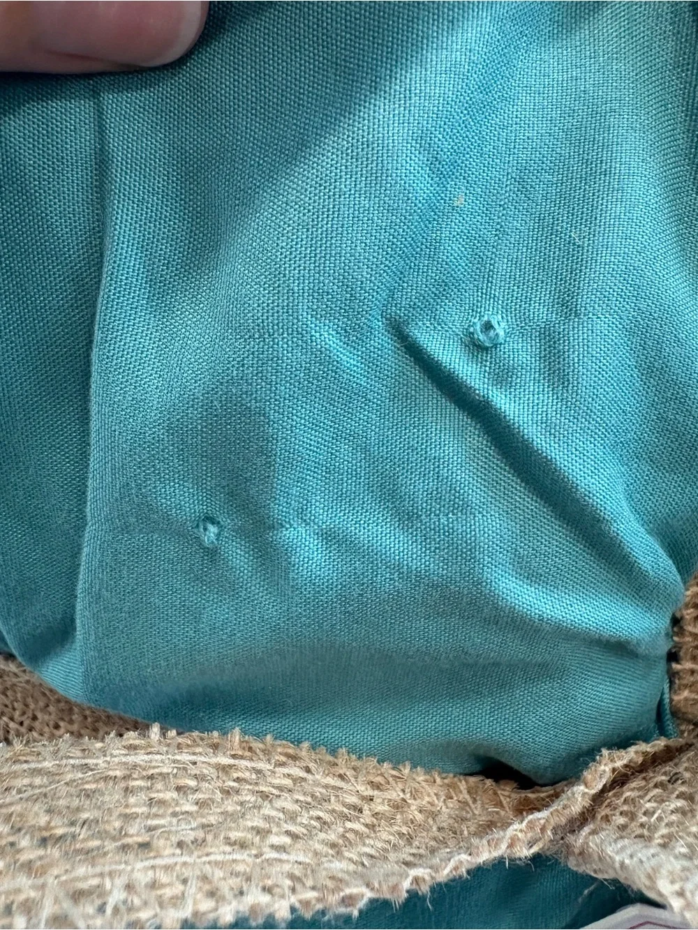 NEW Papier Twin Luxury Decorative Comforter - Teal- down alternative
